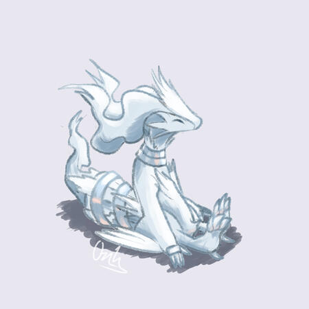 Colour+shading Simply shaded lineart mini character illustration