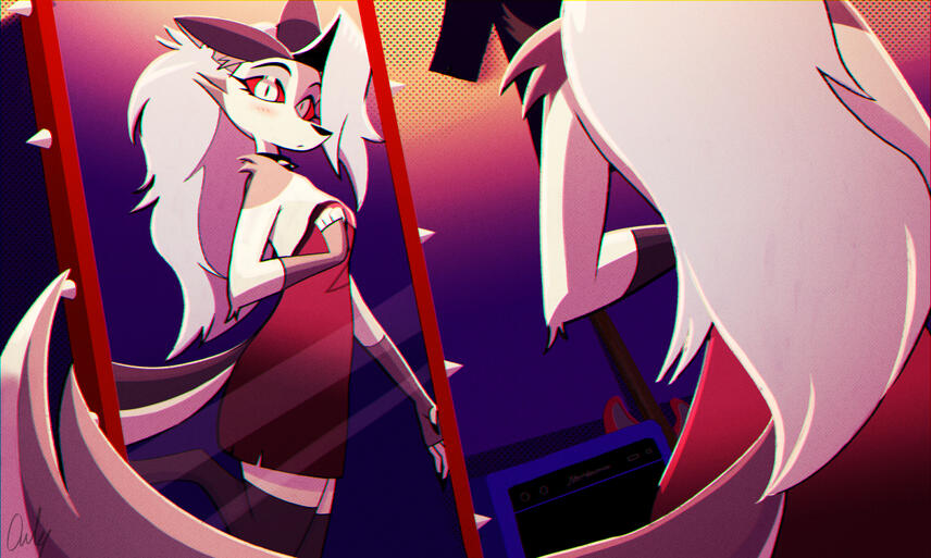 colour+shading Lineart character illustrations with stylized shading